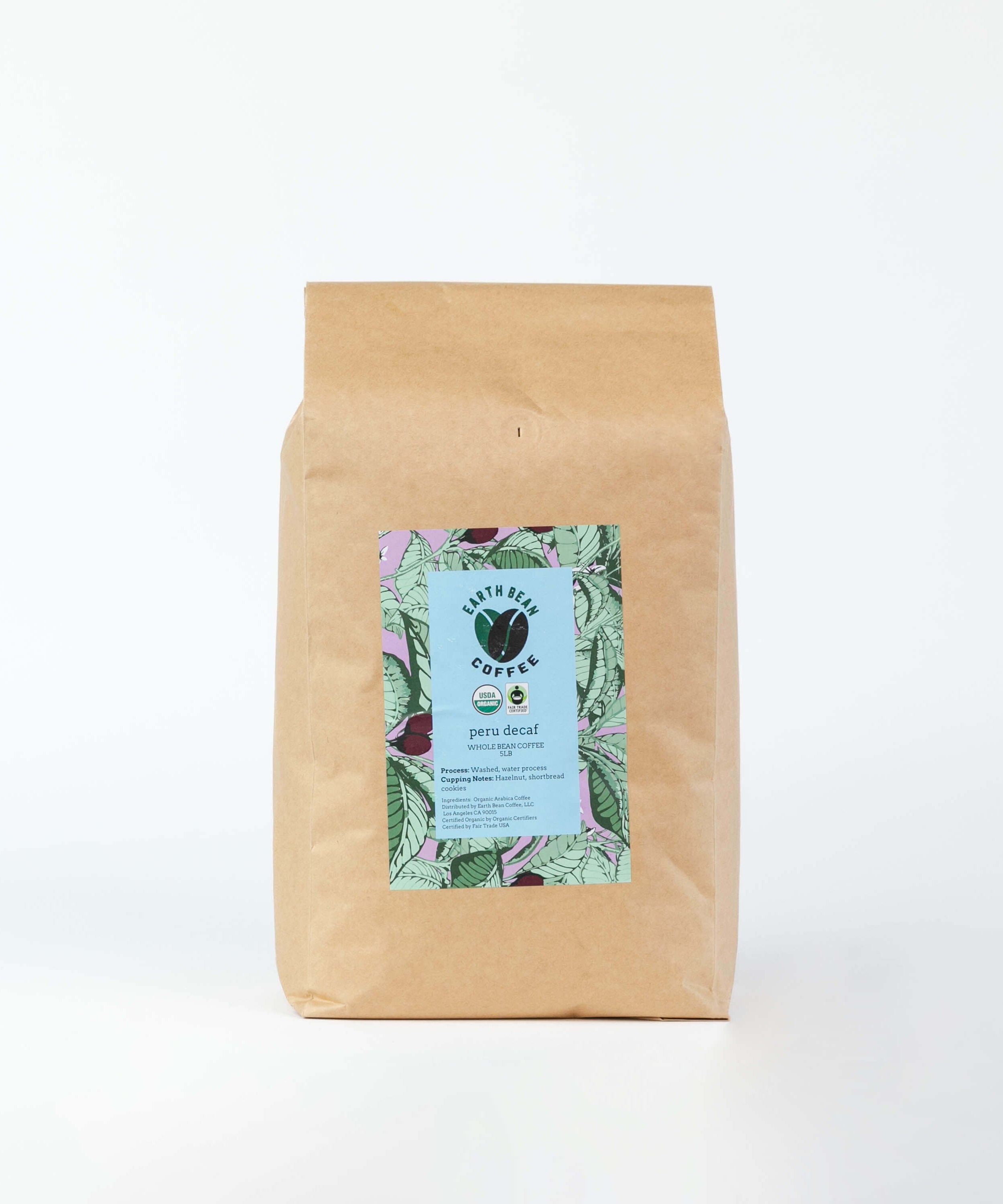 Earth Bean Coffee: Bulk Coffee - Water Process Decaf